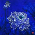 flores azules chino 
